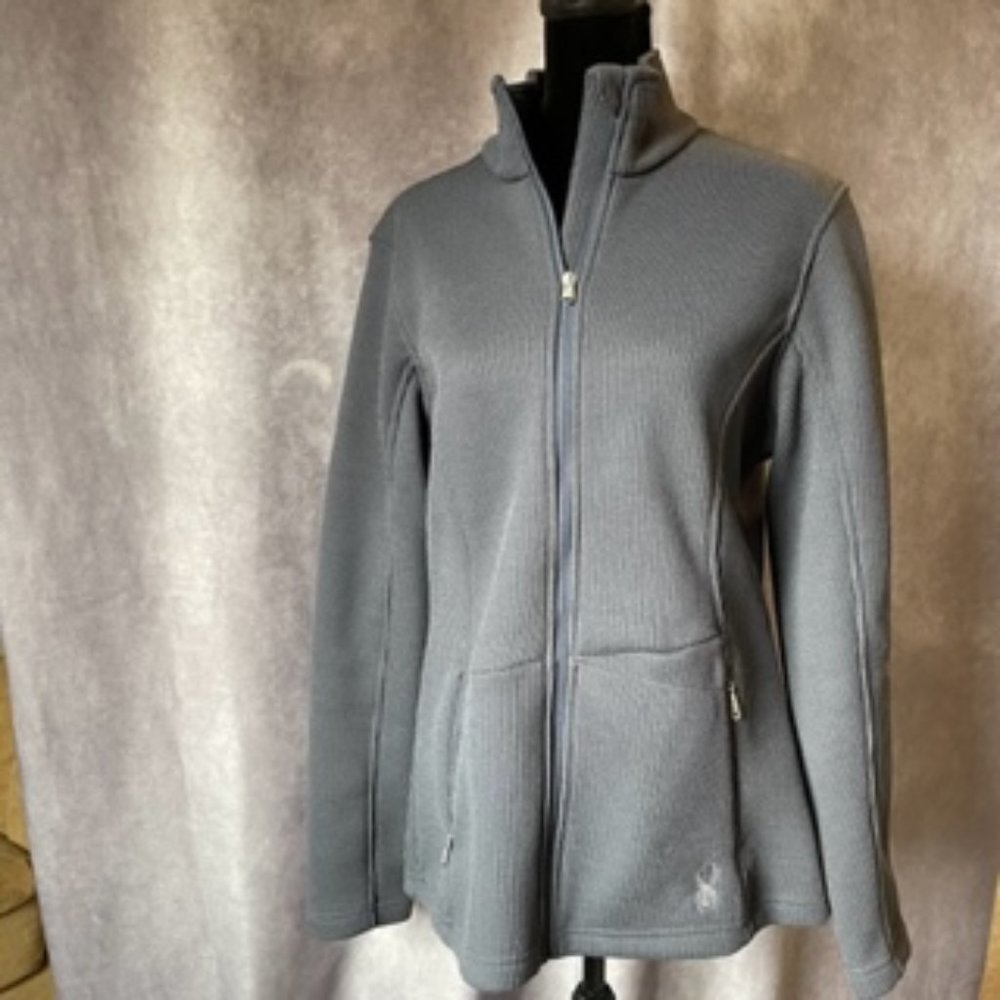 Spyder CORE Sweater Jacket Blue--Grey Color Size XL